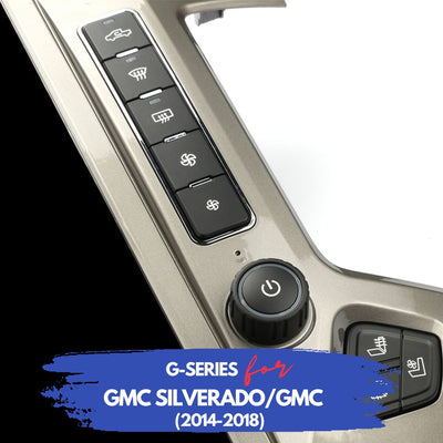 G-Series Tesla-style screen side angle for GMC Silverado 2014-2018