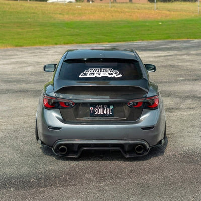 Hawkeye Animated Tail Lights for Infiniti Q50 Demon Spec installed view