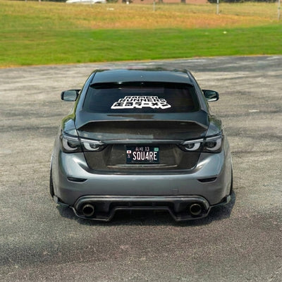 Hawkeye Animated Tail Lights for Infiniti Q50 Smoked Crisp detail