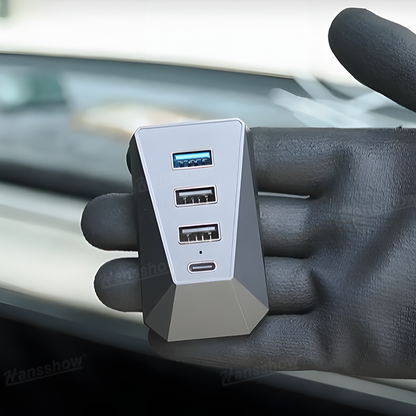 Glove Box USB Hub Model 3 Highland/Model Y Juniper functionality demo