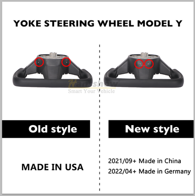 Model 3/Y Full Carbon Fiber Yoke Steering Wheel for Tesla Model Y - luxury finish