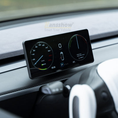 Model 3, Y Center Console Dashboard Touch Screen (Linux 9.0'') for Tesla Model Y - Installed view