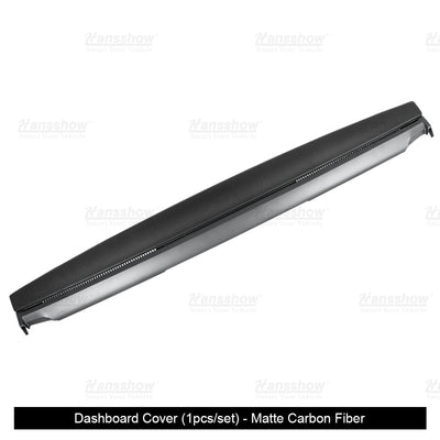 Model Y/3 Real Carbon Fiber Dashboard Trim Panel Replacement Kit in Tesla Model Y