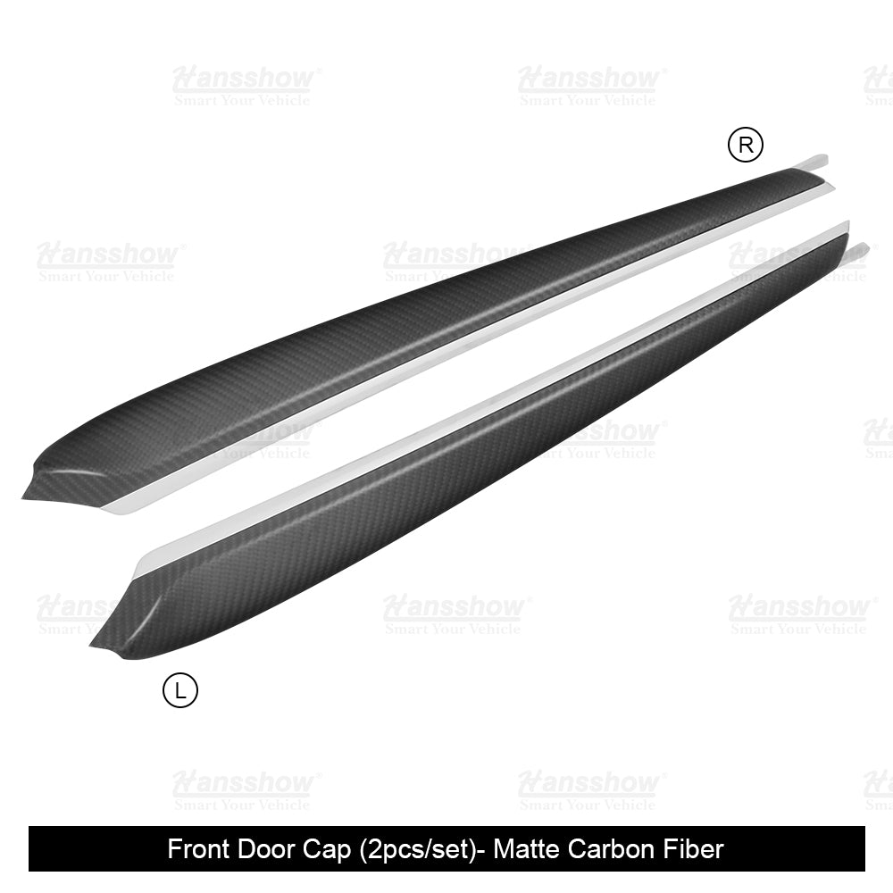 Model Y/3 Real Carbon Fiber Dashboard Trim Panel Replacement Kit sporty look