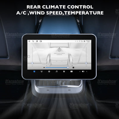 Model 3/Y 8.2" Rear Touch Screen side view in Tesla Model 3