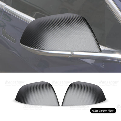 Genuine Carbon Fiber Mods Upgrade Kit for Tesla Model Y - Before and After