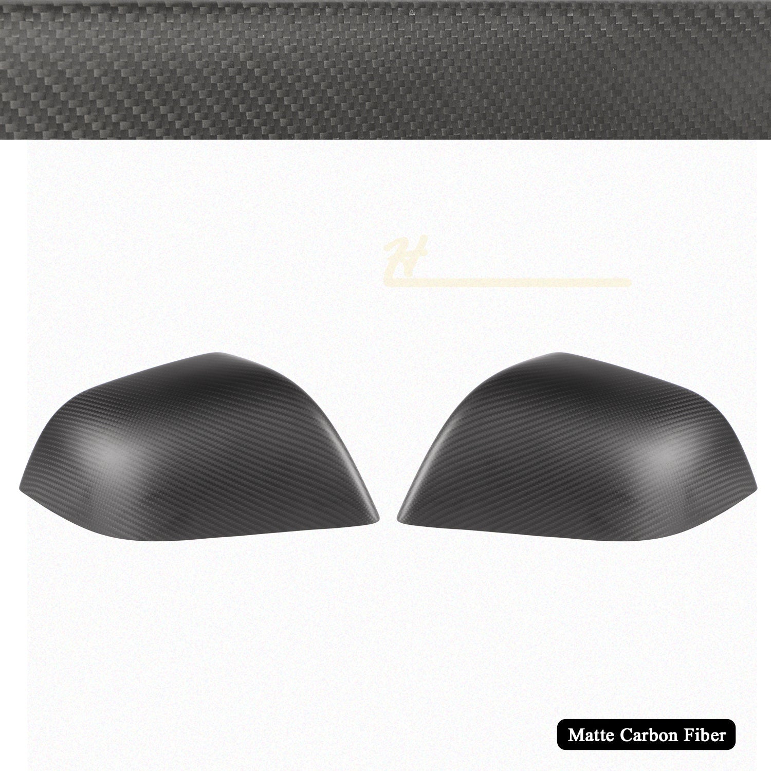 Model 3/Y Real Carbon Fiber Rearview Mirror Cover for Tesla Model Y - installation tools