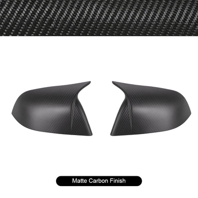 Model 3/Y Real Carbon Fiber Rearview Mirror Cover for Tesla Model Y - finished look