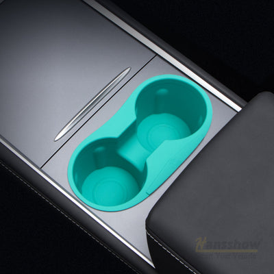 Model 3/Y Silicone Center Console Cup Holder for Tesla Model Y - Side angle