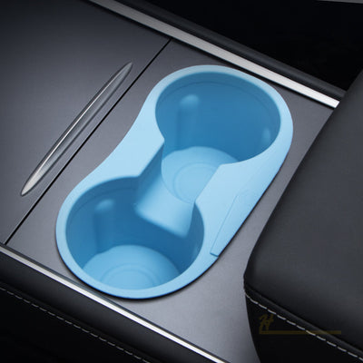 Model 3/Y Silicone Center Console Cup Holder for Tesla Model Y - Top view