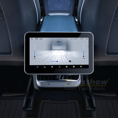 Model 3/Y 8.2" Rear Touch Screen showing entertainment options