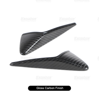 Real Carbon Fiber Side Camera Turn Signal Cover for Tesla Model Y - lightweight design