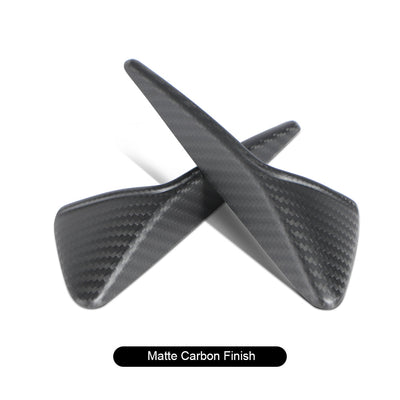 Model Y Juniper Real Carbon Fiber Kit side camera turn view