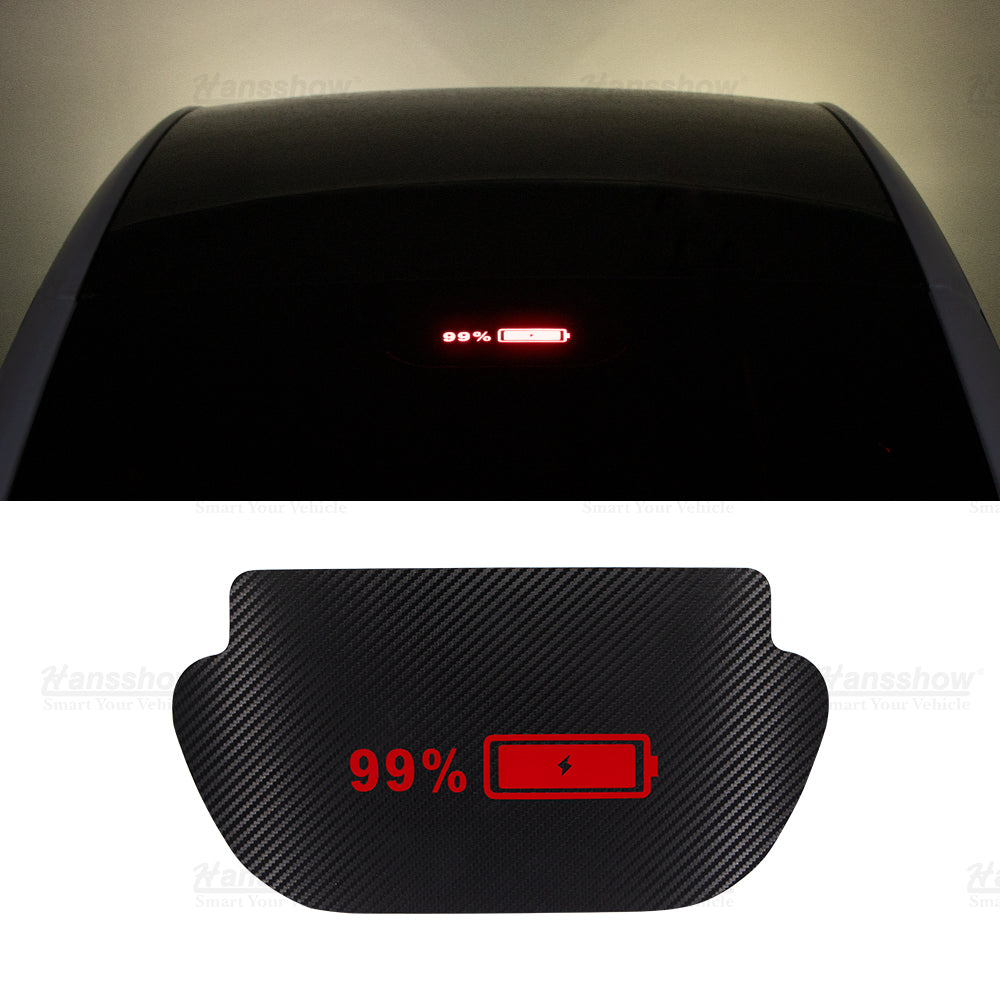 High-mounted Lamp Garnish For Tesla Model 3 & Model Y - detailed texture view