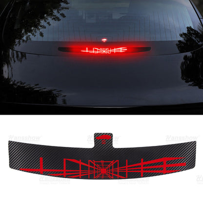 High-mounted Lamp Garnish For Tesla Model 3 & Model Y - installed view