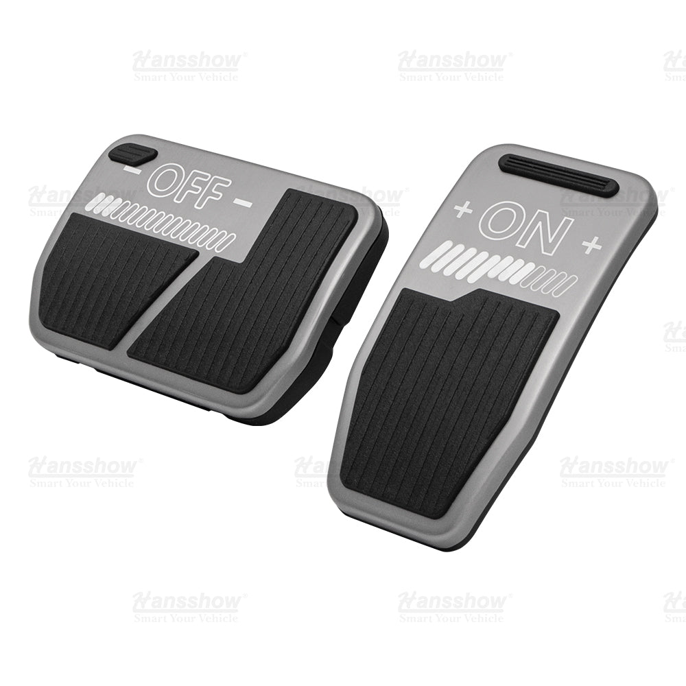Detail of rubber surface on Tesla Anti-Slip Pedal Set for Model 3 & Y