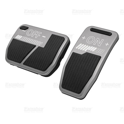 Detail of rubber surface on Tesla Anti-Slip Pedal Set for Model 3 & Y