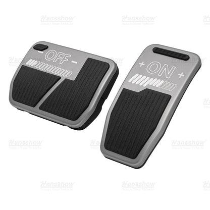 Detail of rubber surface on Tesla Anti-Slip Pedal Set for Model 3 & Y