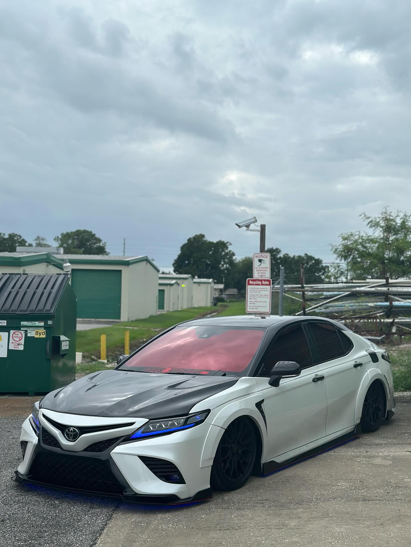 Reflective Window Tint — Vulcan Red
