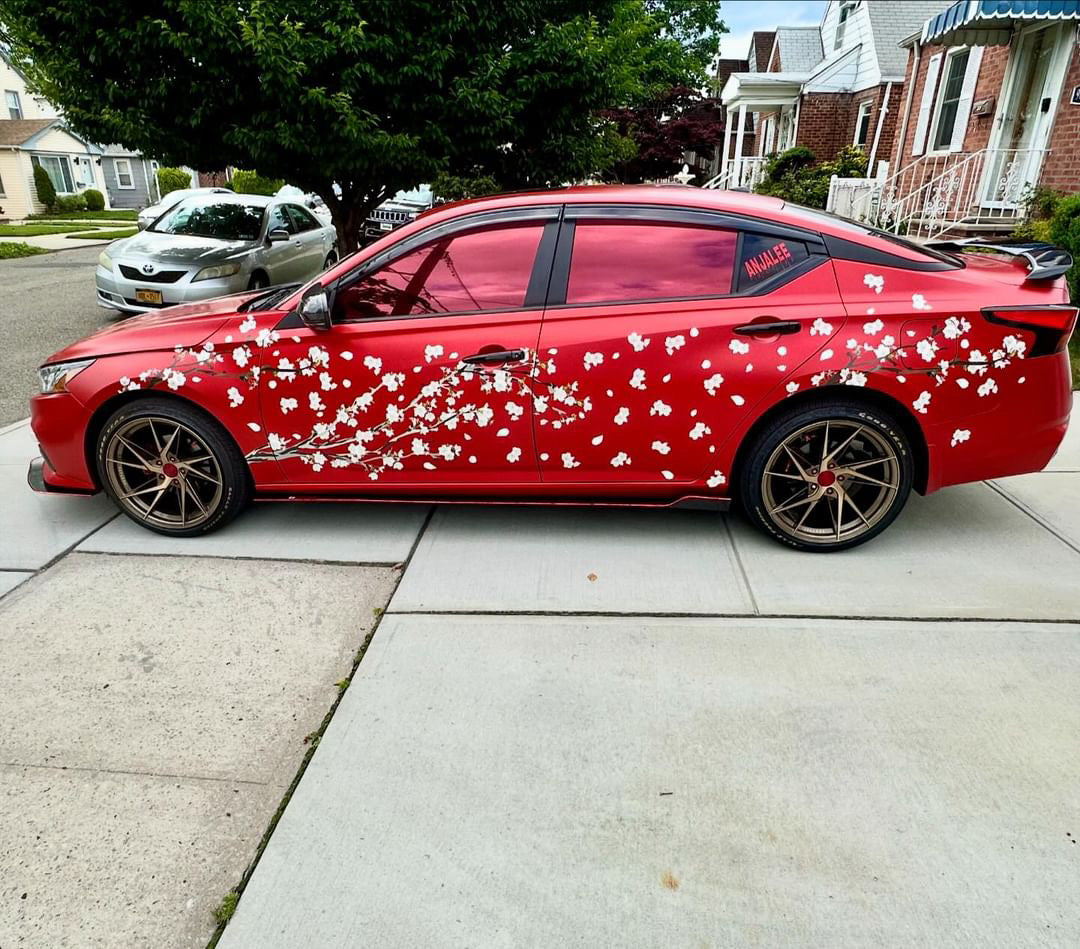 Reflective Window Tint — Vulcan Red