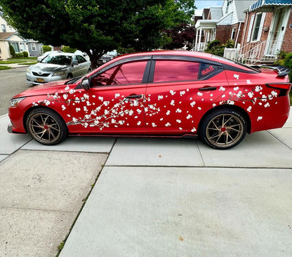 Reflective Window Tint — Vulcan Red
