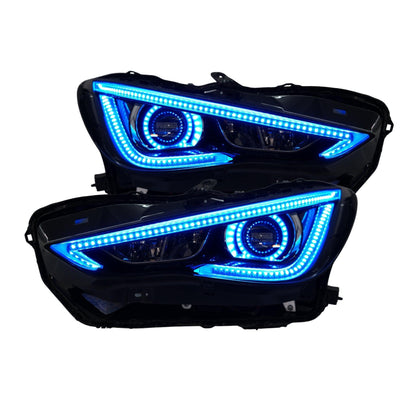 Infiniti Q60 DRL Boards (Multicolor Flow) 2016-2022