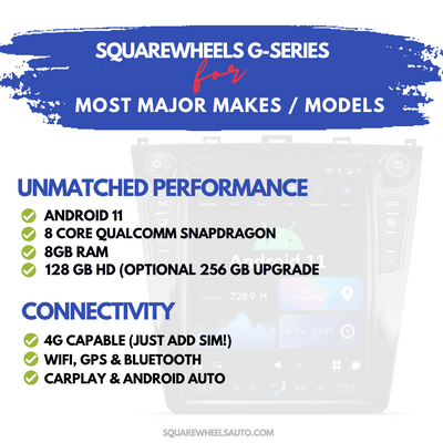G-Series Android head unit installed in Lexus GS interior