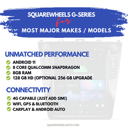 Lexus GS G-Series Tesla Style Android 11 Headunit (GS300, GS350, GS400, GS430, GS450h, GS460), 2004-2011