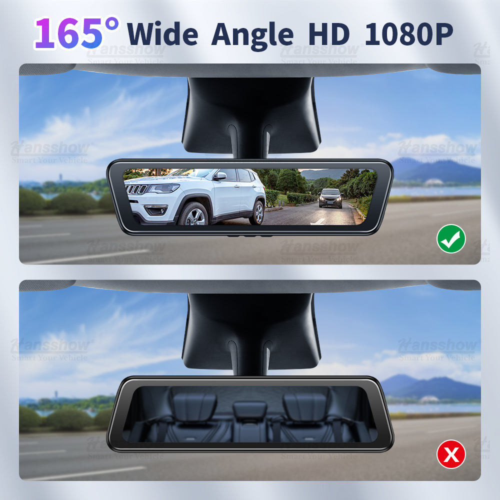Model 3/Y/Y Juniper 8.2” Live Streaming Rear View Mirror with Chassis Camera