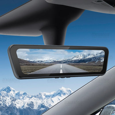 Model 3/Y/Y Juniper 8.2” Live Streaming Rear View Mirror side angle