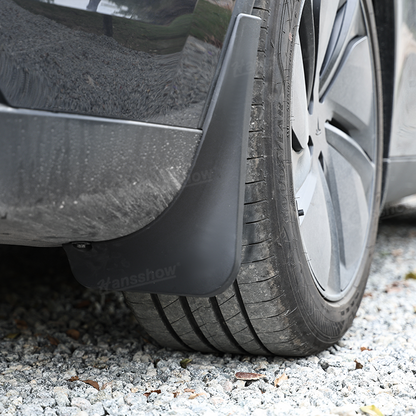 Model Y Juniper Fender Mud Flaps against elements