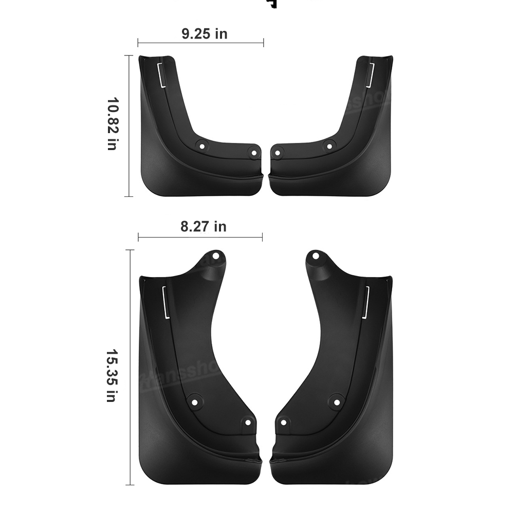 Model Y Juniper Fender Mud Flaps TPE material detail