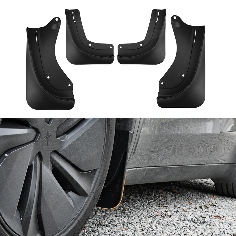 Model Y Juniper Fender Mud Flaps front view