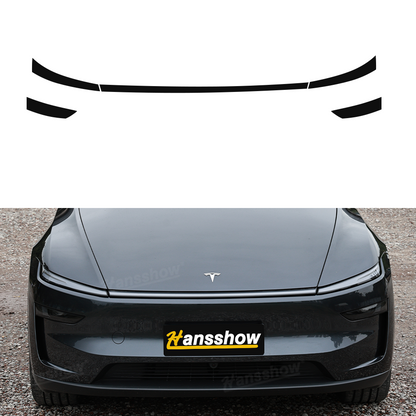 Model Y Juniper Light Bar & Headlight TPU Protective Film Kit PPF - front view