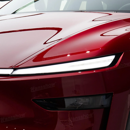 Model Y Juniper Light Bar & Headlight TPU Protective Film Kit PPF - heat shield detail