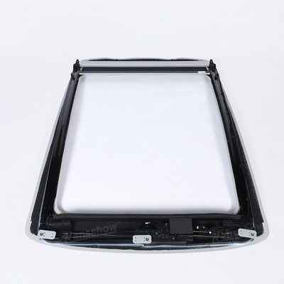 Model Y Juniper Power Sunshade from the side angle