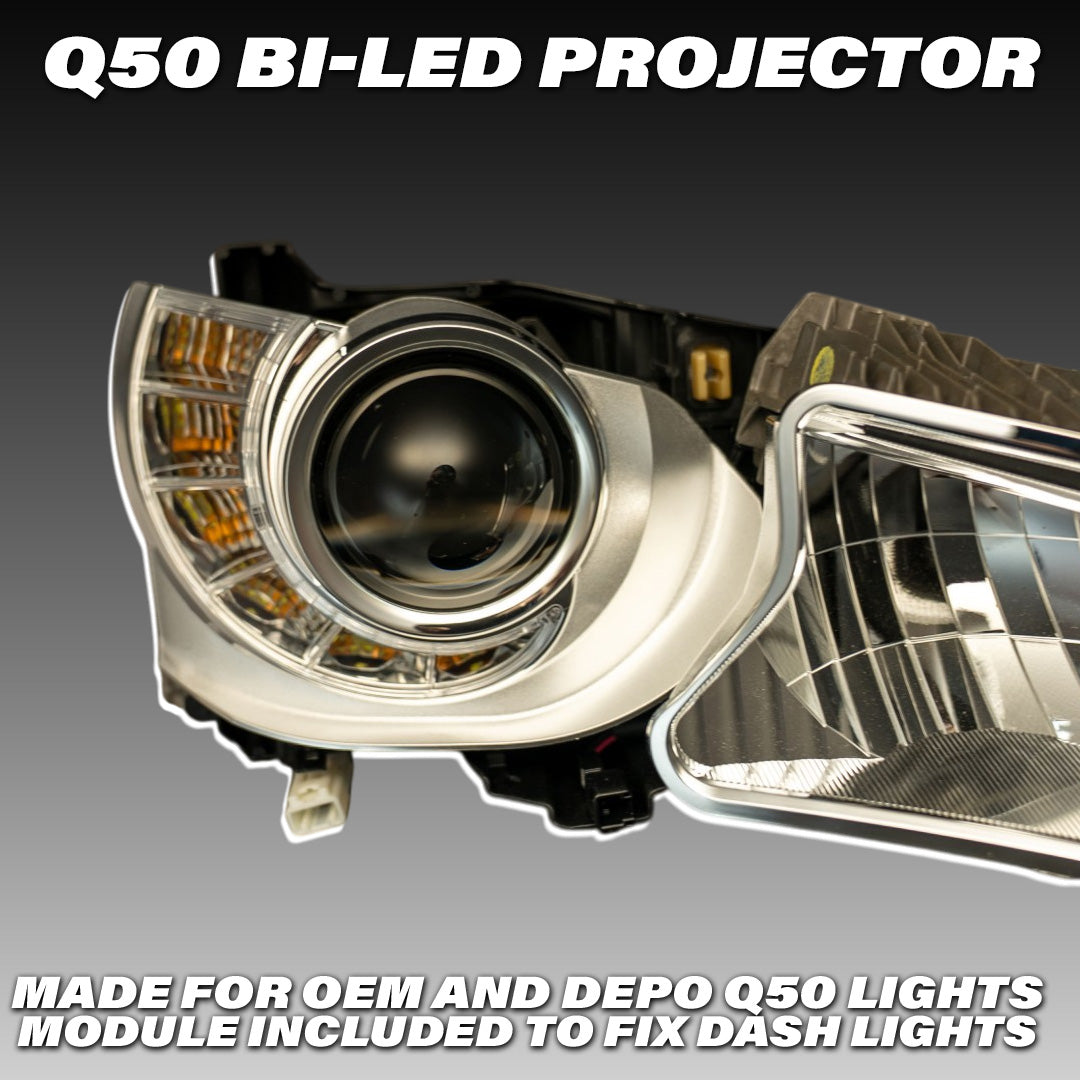 Q50 Bi-LED Projectors Kit (Not AFS compatible)