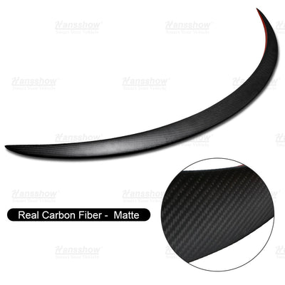 Model 3/Y Real Carbon Fiber Rear Trunk Lip Spoiler with Tesla Model Y logo