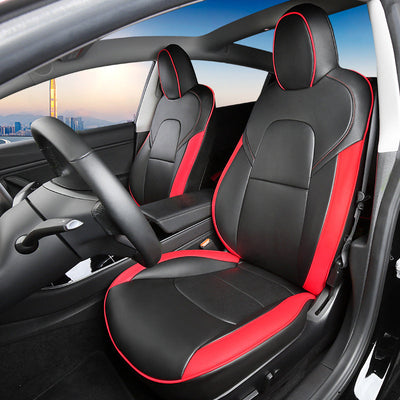 Model 3/Y Custom Leather Seat Cover for Tesla Model Y - texture detail