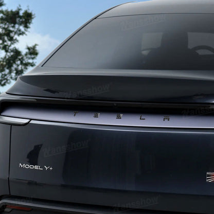 Model Y Juniper Carbon Fiber Emblem matte finish
