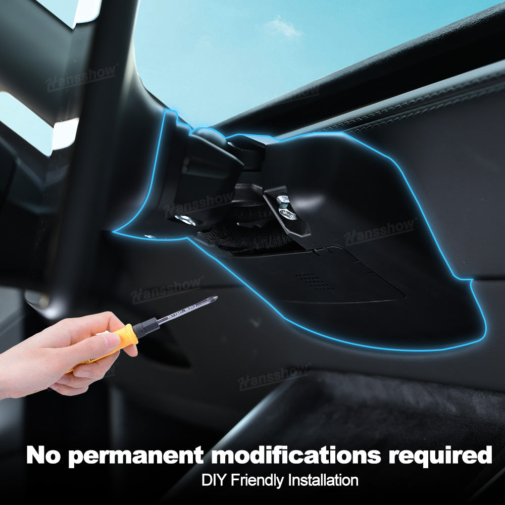 Model 3 Highland/Y Juniper Swiveling Mount Kit 2.0 showing 30-degree rotation