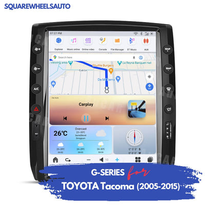 G-Series head unit for Toyota Tacoma (2005-2015) front view