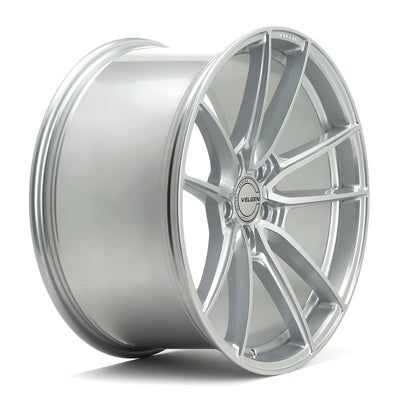 Velgen VF5 Flow-Formed Wheels top view in 20 inch Satin Black