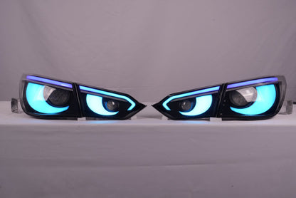 RGB Animated Tail Lights for Infiniti Q50 (2014-2017)