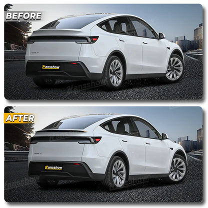 Juniper Carbon Fiber Tail Spoiler for Tesla Model Y - dynamic angle