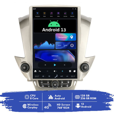 G-Series Android head unit back view showing connections for GMC Yukon/Tahoe