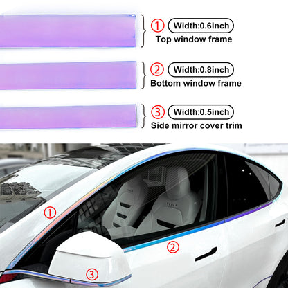 Model Y Juniper Protector Strips close-up detail