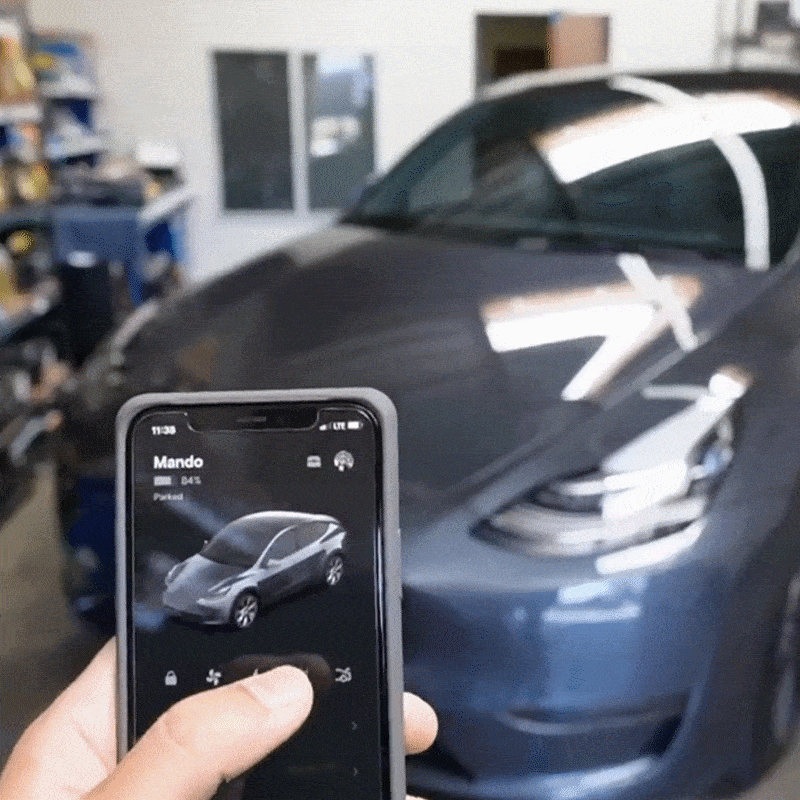 Model Y Power Frunk V5 and Trunk Kick Sensor side angle