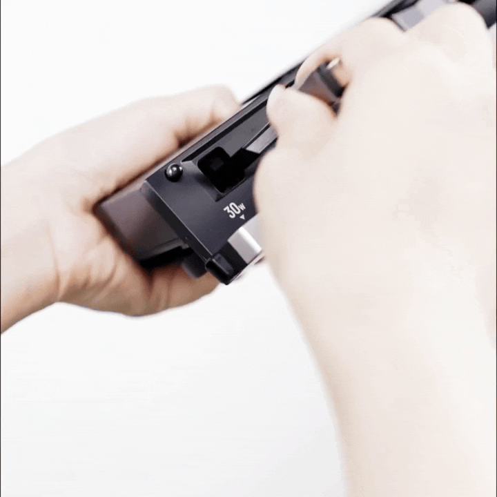 Model Y Juniper GaN USB Charging Hub side angle