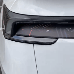Model Y Juniper Liftgate Panel Wrap Vinyl Wrap Tailgate Applique - side angle